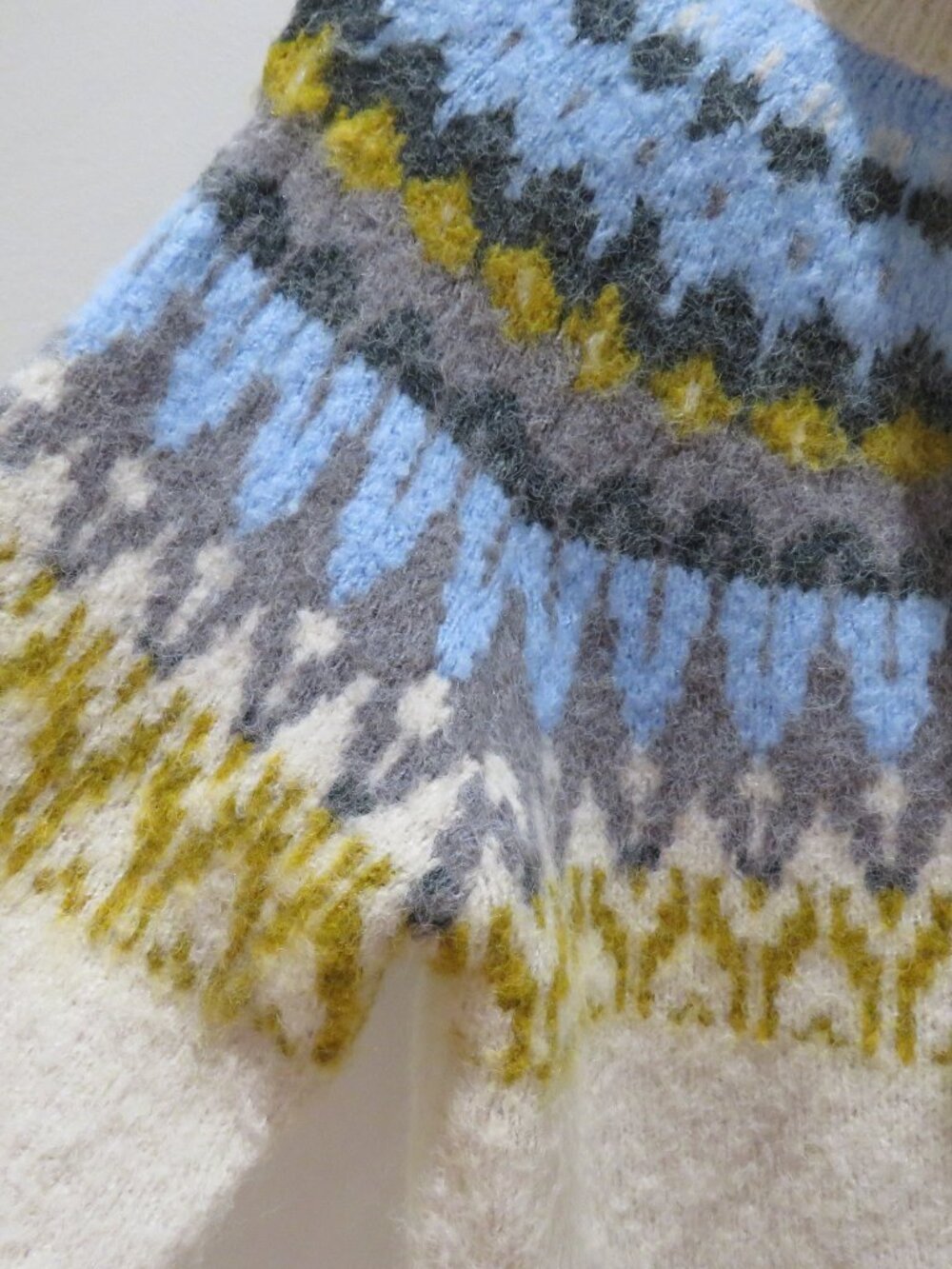 HEARTLOOM Gabriel Fair Isle Knit Sweater Small Scandi Old Money Grandma Nordic - Picture 7 of 13
